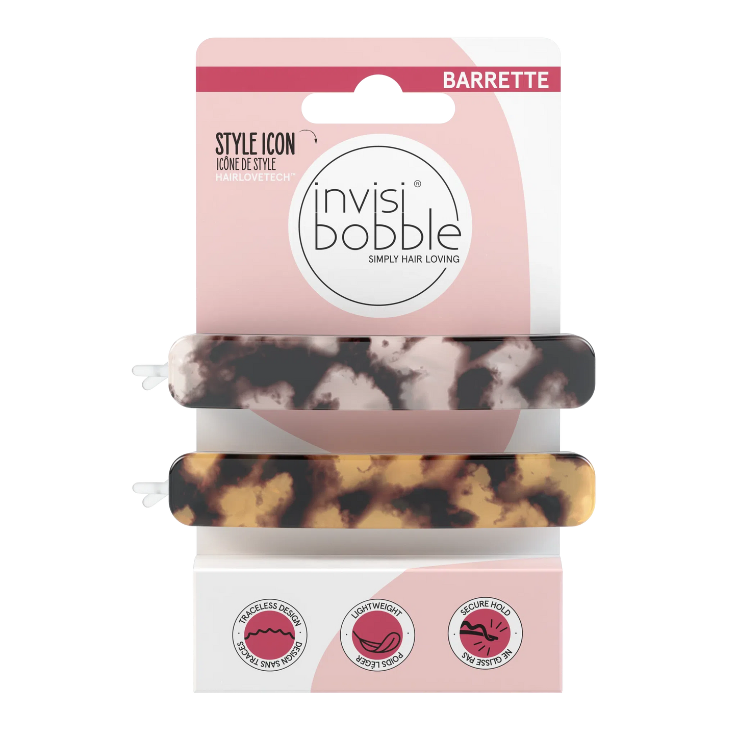 Invisibobble. Duo barettes Havana Mama