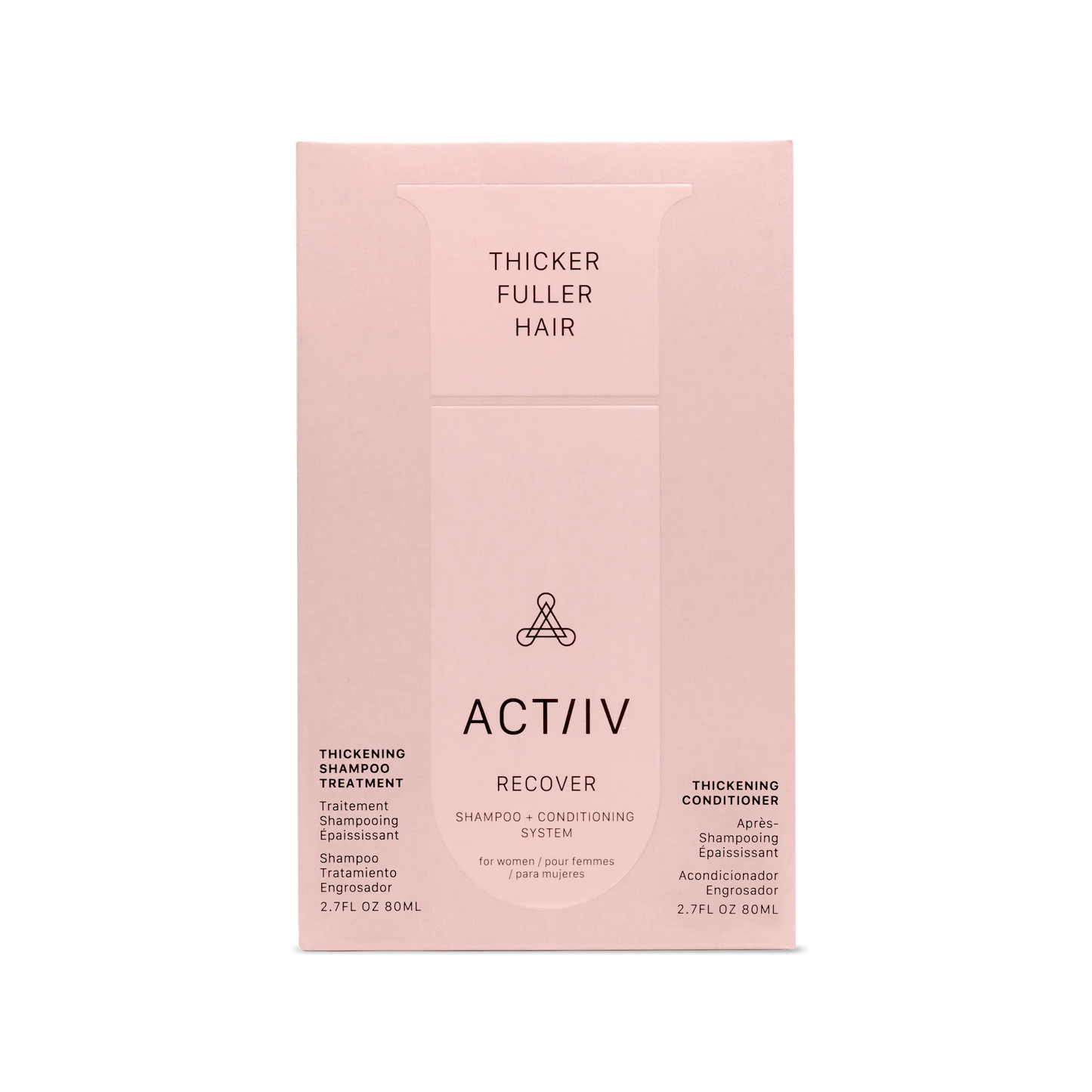 ACTIIV. duo shampoing et revitalisant format voyage Recover 2 x 60 ml