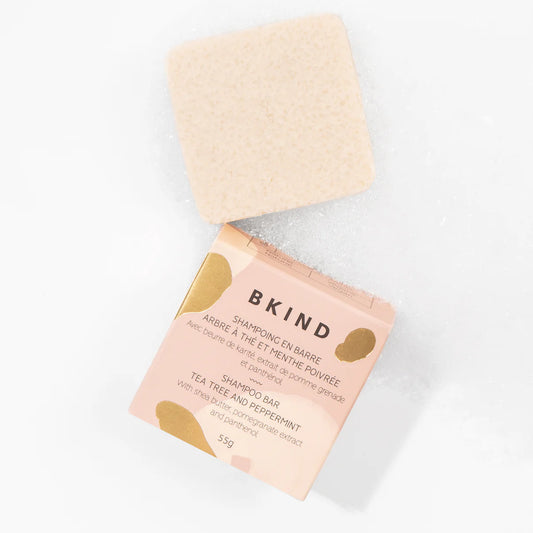 BKIND. shampoing en barre cheveux colorés ou blanc 55g