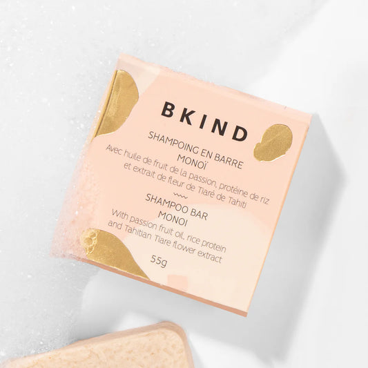 BKIND. shampoing en barre cheveux secs ou fins 55g