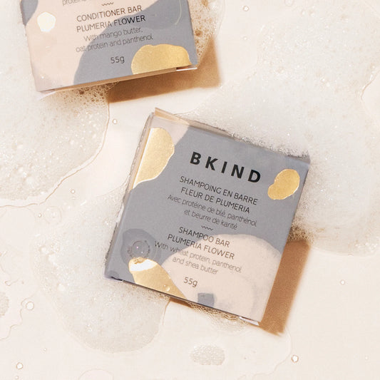 BKIND. shampoing en barre cheveux bouclés et frisés 55g