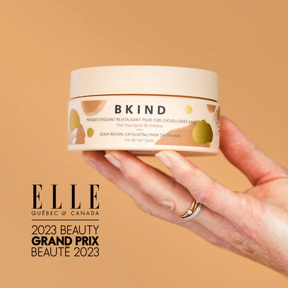 BKIND. masque exfoliant pour cuir chevelu avec AHA 200 ml