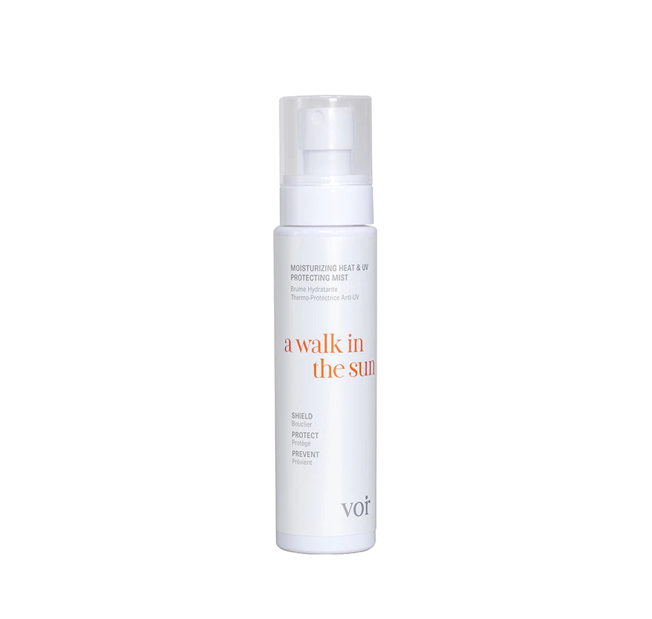 Voir. brume hydratante protection thermale et rayons uv. A Walk in the Sun - 150 ml