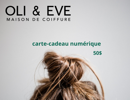 Carte-cadeau Oli & Eve