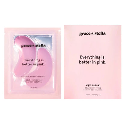 grace & stella. masques hydratant pour les yeux collagène boosting