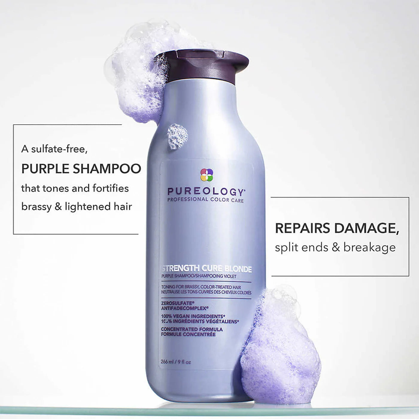 Pureology. shampoing violet Strength cure 266 ml